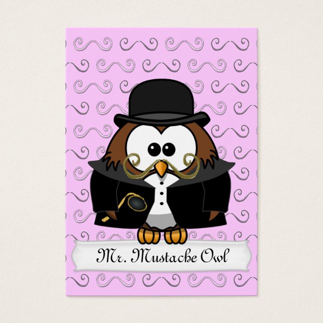 Mr. Gold Moustache Owl (Front)
