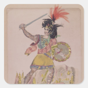 Mr. Gomersall in the role of Earl Douglas Square Sticker