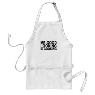 MR.GOOD LOOKING IS COOKING . STANDARD APRON