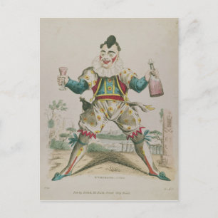 Mr. Grimaldi as Clown Postcard