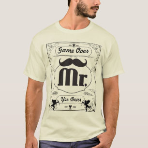 Mr. Groom Moustache T-Shirt