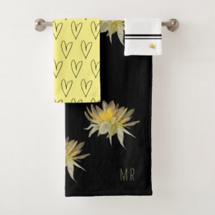 Mr. Groom Wedding Gift Sunflower Bath Towel Set