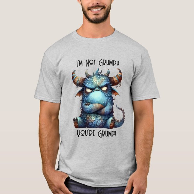 Mr. Grumpy Monster T-Shirt (Front)
