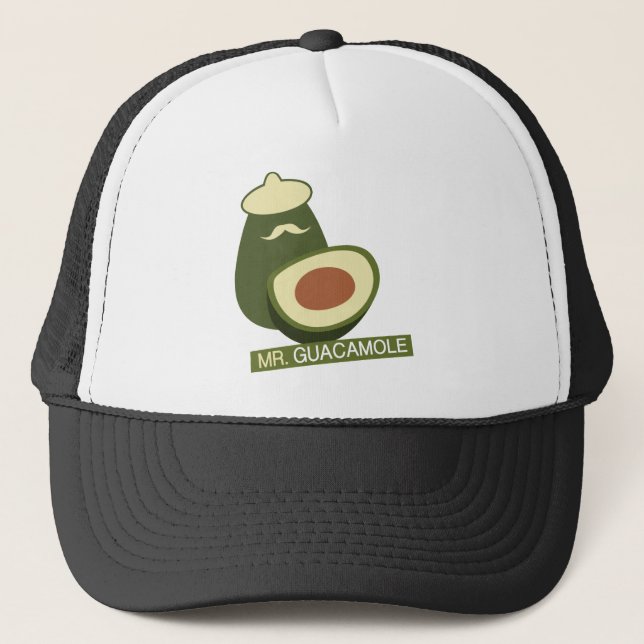 Mr. Guacamole Trucker Hat (Front)