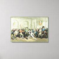 Mr H Angelo's Fencing Academy, engraved by Charles