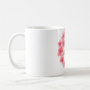 Mr Hanna painted floral and gold strands Coffee Mug