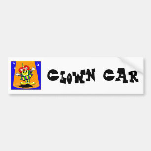 Mr Happy Clown Bumper Sticker