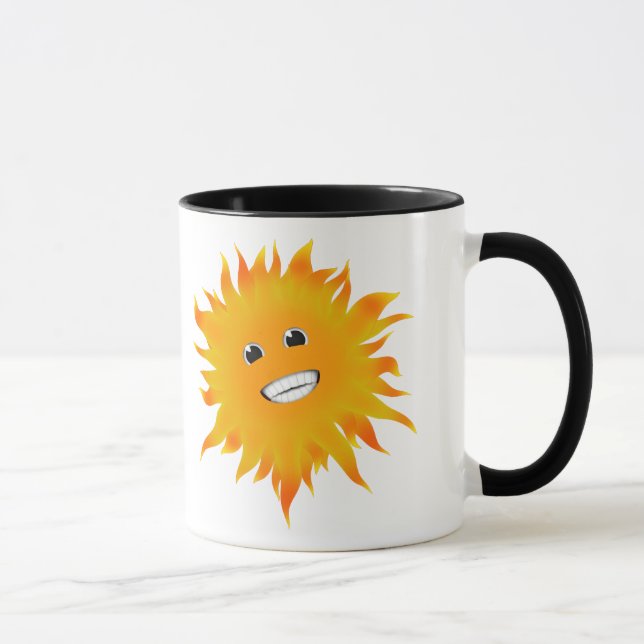Mr Happy Sunshine Mug (Right)