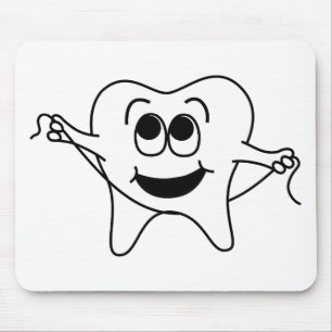 Mr. Happy Tooth Mouse Mat