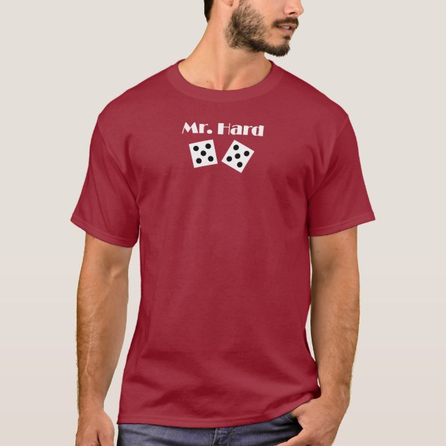 Mr. Hard 10 (white logo) T-Shirt (Front)