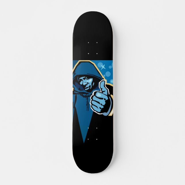 Mr. Hood Skateboard (Front)