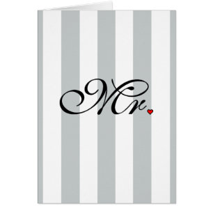 Mr. Husband Groom Click to Customise Colour Stripe