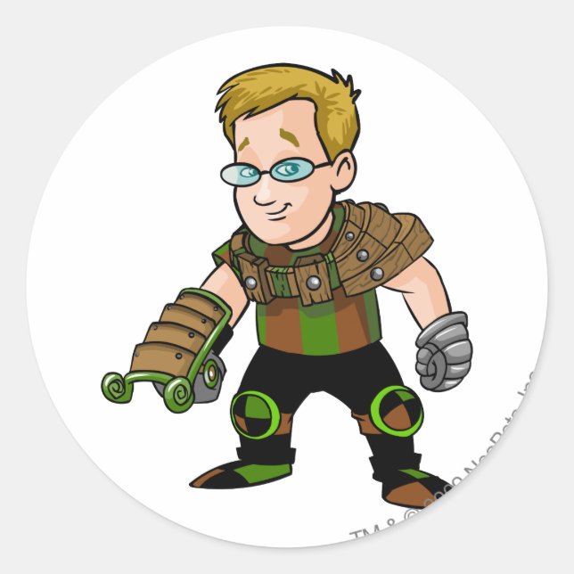 Mr. Insane Kiko Lake Staff Player Classic Round Sticker (Front)