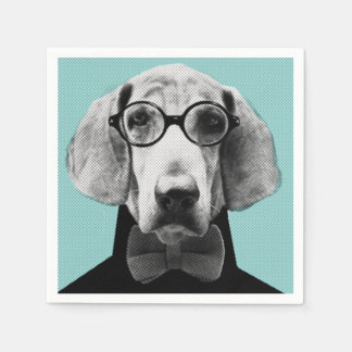 Mr Italian Bloodhound Napkin