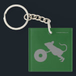 Mr. Jingles from Green Mile Key Ring<br><div class="desc">Mr. Jingles pushing his spool from Stephen King's THE GREEN MILE.</div>