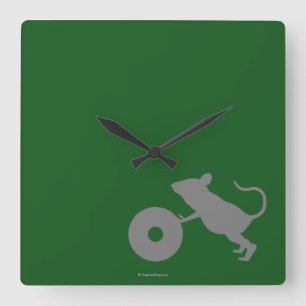 Mr. Jingles from Green Mile Square Wall Clock