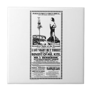 Mr Kite Poster on a Tile