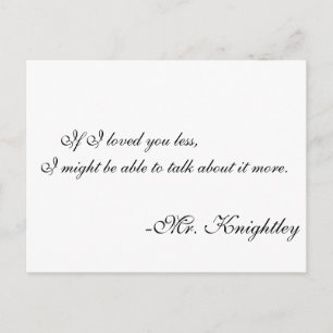 Mr. Knightly Postcard
