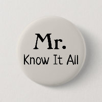 Mr. Know It All Name Plate