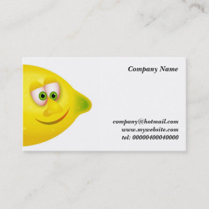 Mr Lemon Business Card
