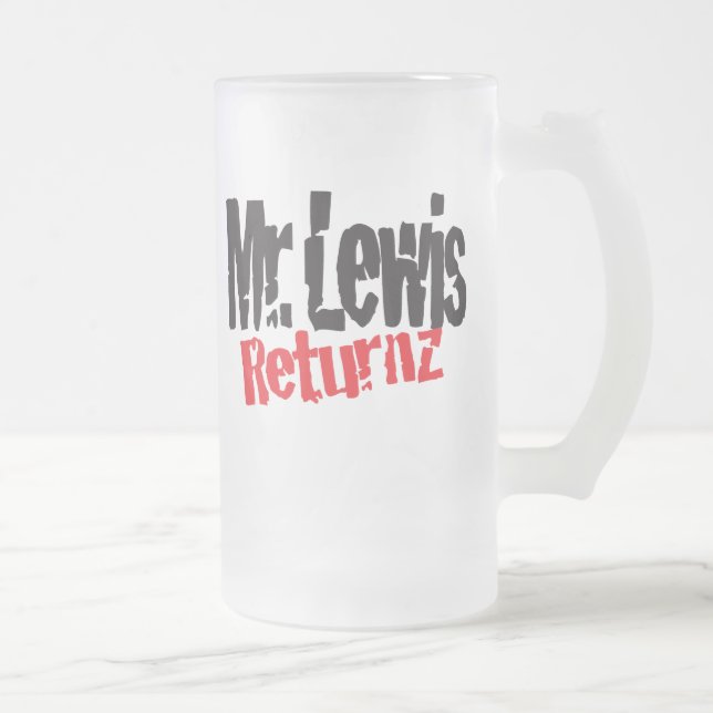 Mr.Lewis Returnz Frosted Mug (Right)