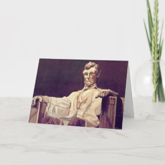 Mr. Lincoln Looks Down Thank You Card