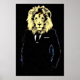 Mr. Lionheart Success Pop Art Poster