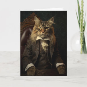Mr. Lover, Lover Cat Greeting Card