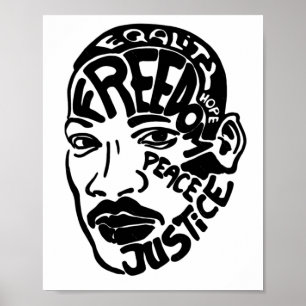 Mr. Luther King Sticker  Poster