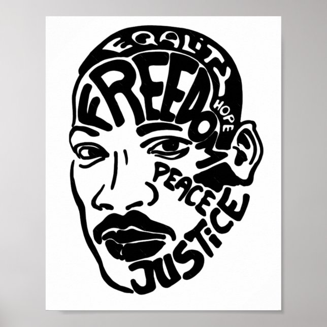 Mr. Luther King Sticker  Poster (Front)