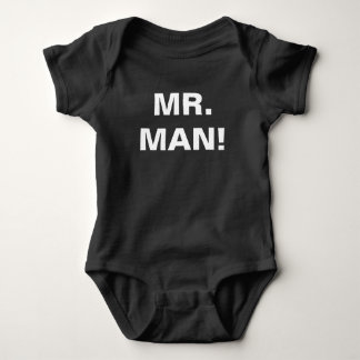 Mr. Man baby boy shirt, bodysuit, jumper Baby Bodysuit