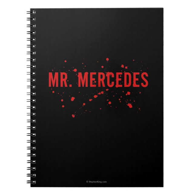 Mr. Mercedes Logo Notebook (Front)