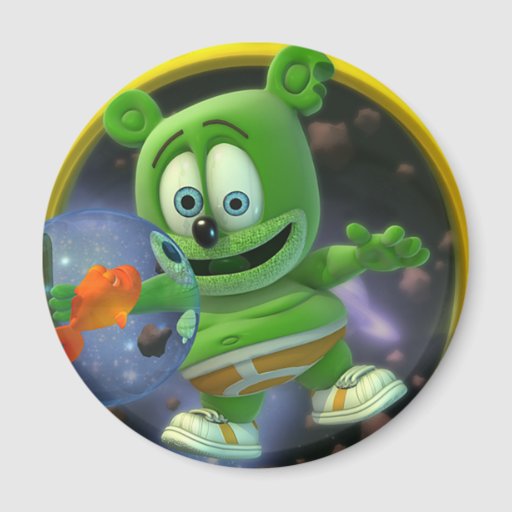 Mr. Mister Gummibär Round Magnet | Zazzle