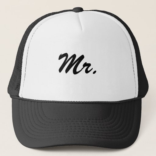 Image of Mr./Mister/Honeymoon Trucker Hat