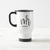 "Mr. Modern Elegance" Personalised Travel Mug