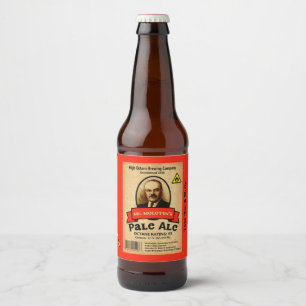 Mr. Molotov's Pale Ale Beer Bottle Label