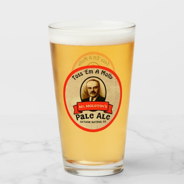 Mr. Molotov's Pale Ale Glass (Front Filled)