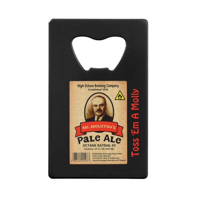 Mr. Molotov's Pale Ale Label (Front)