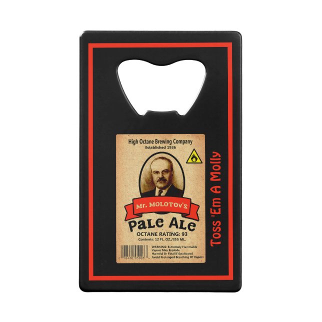 Mr. Molotov's Pale Ale Label (Front)