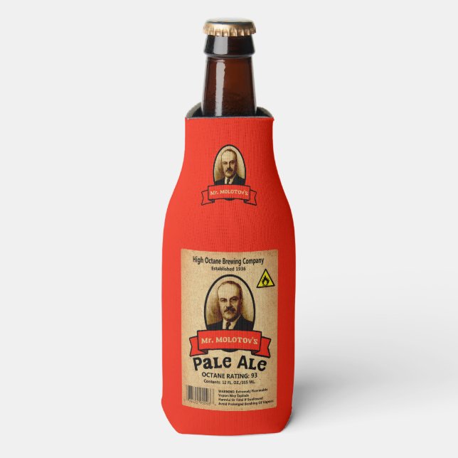 Mr. Molotov's Pale Ale Label Bottle Cooler (Bottle Front)