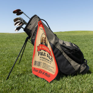 Mr. Molotov's Pale Ale Label Golf Towel
