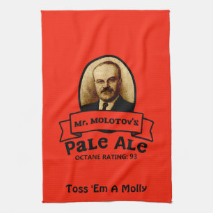 Mr. Molotov's Pale Ale Label Tea Towel