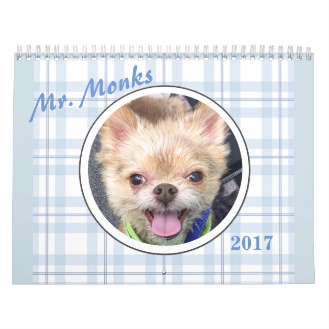 Mr. Monks 2017 Calendar (Cover)
