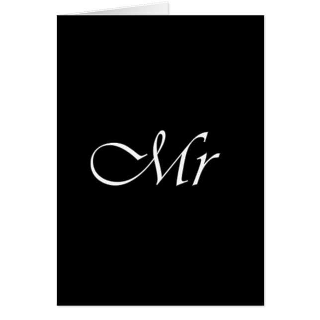 Mr Monogram (Front)