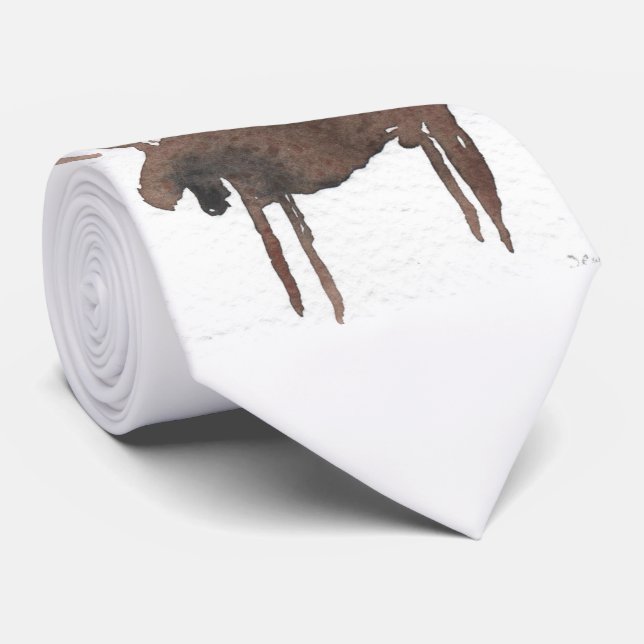 Mr. Moose Tie (Rolled)