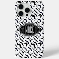 Mr. Moustache Hipster Pattern