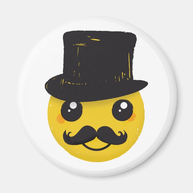 Mr Moustache Magnet (Front)