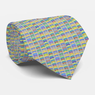 Mr. Moustache Retro Vintage Hipster Gifts Tie