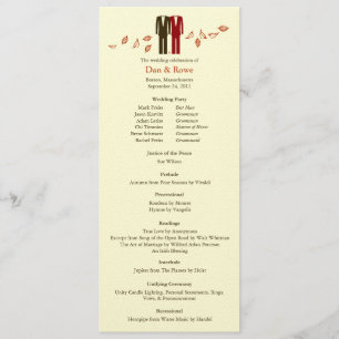 Mr & Mr Autumn Do the Math 4x9.25 Program Programme