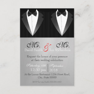 Mr. Mr. Bow Invitation